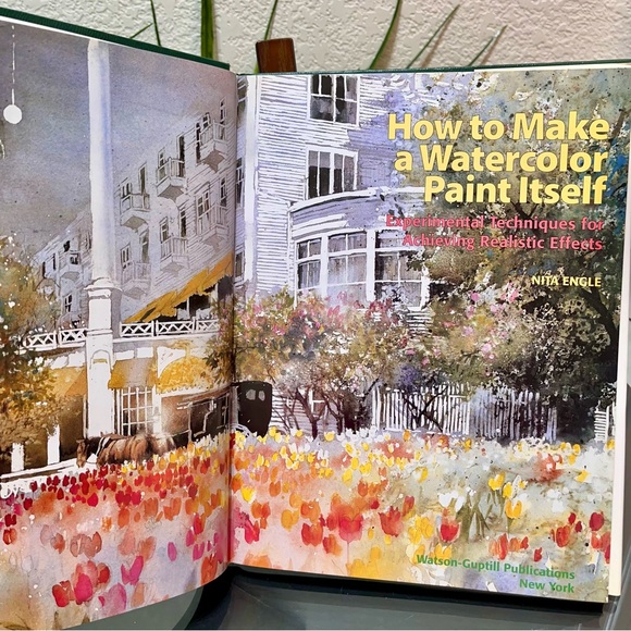 Watercolor Art Book - “How to Make a Watercolor Paint Itself” by Nita Engle - Picture 3 of 9